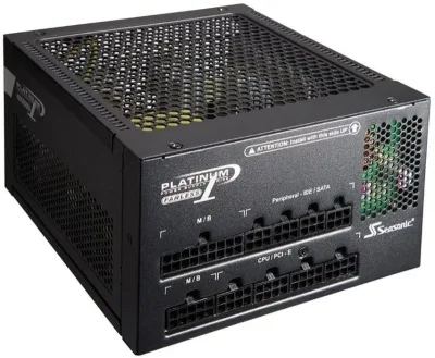 SS-400FL2 - Seasonic Active PFC F3 400-Watts 80-Plus Platinum Fanless ATX 12V / EPS 12V Power Supply