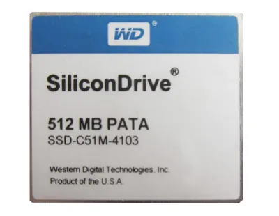 SSD-C25MI-3500 - Western Digital Silicon 256MB IDE/ATA CompactFlash Type I Solid State Drive