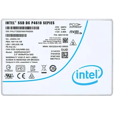 SSDPE2ME012T410 - Intel Data Center P3600 Series 1.2TB PCIe NVMe 3.0 x4 2.5-inch MLC Solid State Drive