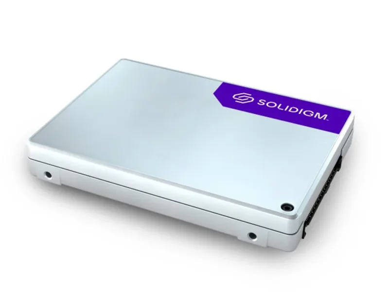 Solidigm SSDPF2KX076T11Z D7-P5520 7.68TB Triple-Level Cell PCI Express 4.0 2.5-Inch No OPAL Solid State Drive