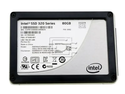 SSDSA1MH080G105 - Intel X25-M Series 80GB SATA 3Gbps 2.5-inch MLC Solid State Drive
