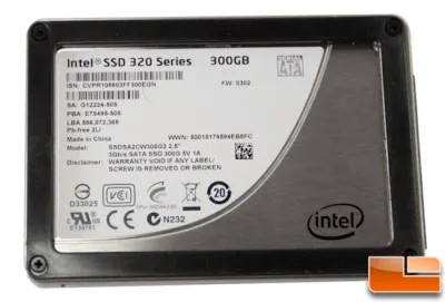 SSDSA1NW300G301 - Intel 320 Series 300GB Multi-Level Cell SATA 3Gb/s NAND Flash 1.8-inch Solid State Drive