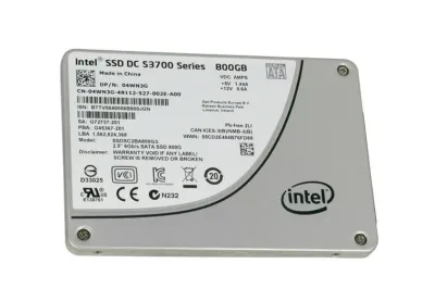 SSDSC2BA800G3I - Intel DC S3700 800GB Multi-Level Cell SATA 6Gb/s 2.5-inch Solid State Drive for R1304SPOSHBN Server