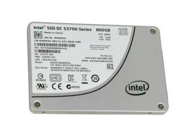 SSDSC2BA800G3L - Intel DC S3700 800GB Multi-Level Cell SATA 6Gb/s 2.5-inch Solid State Drive for R1304SPOSHBN Server