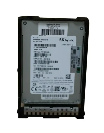 Intel / HP DC S3500 Series 80GB SATA 6Gb/s 2.5-inch Value Endurance Solid State Drive