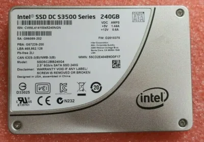Intel DC S3500 Series 240GB SATA 6Gb/s 2.5-inch SFF Solid State Drive