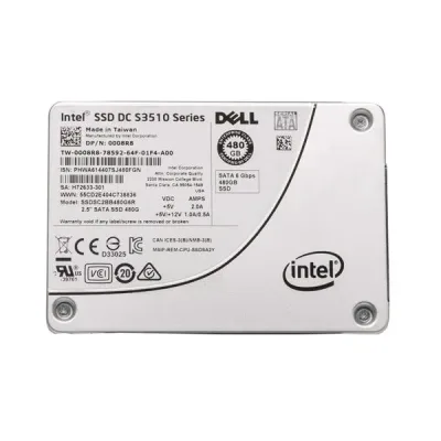SSDSC2BB480G6R - Intel DC S3510 Series 480GB Multi-Level Cell SATA 6GB/s 2.5-inch Solid State Drive