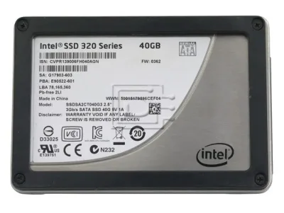 SSDSC2CW180A310 - Intel 520 Series 180GB SATA 6Gbps 2.5-inch MLC NAND Flash Solid State Drive