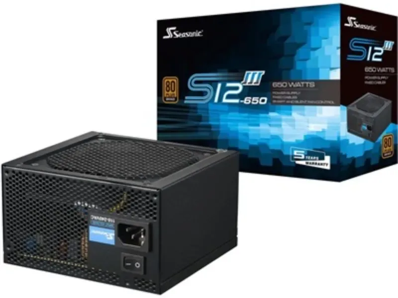 SSR-650GB3 - Seasonic S12III Series SSR-650GB3 650W 80 PLUS Bronze ATX12V Power Supply