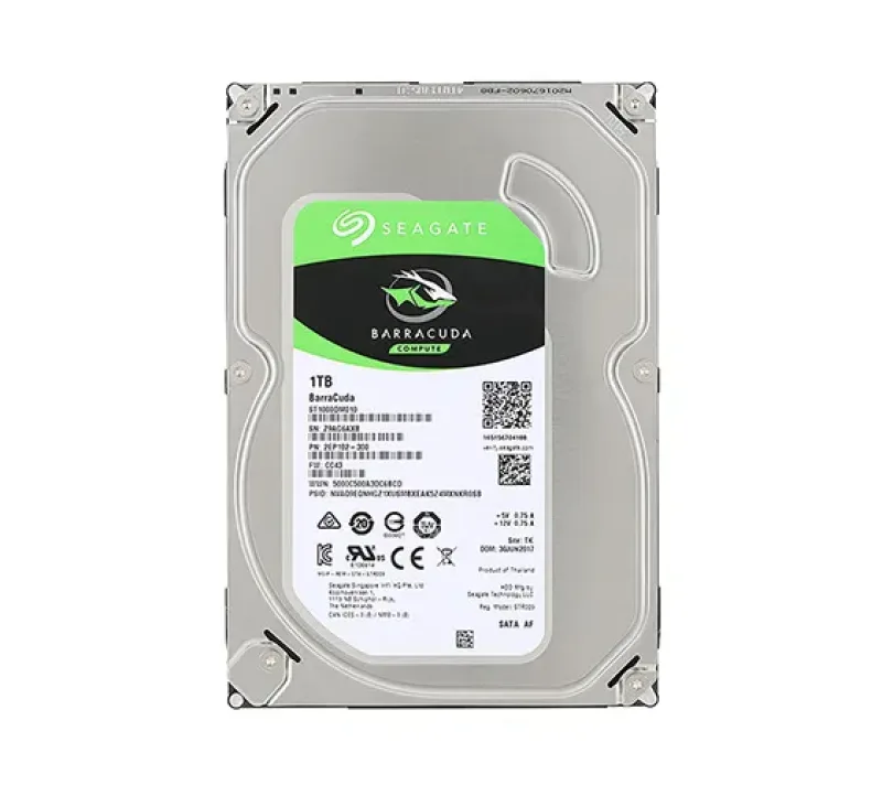 ST1000DM010 - Seagate BarraCuda 1TB 7200RPM SATA 6Gb/s 64MB Cache 3.5-inch Hard Drive