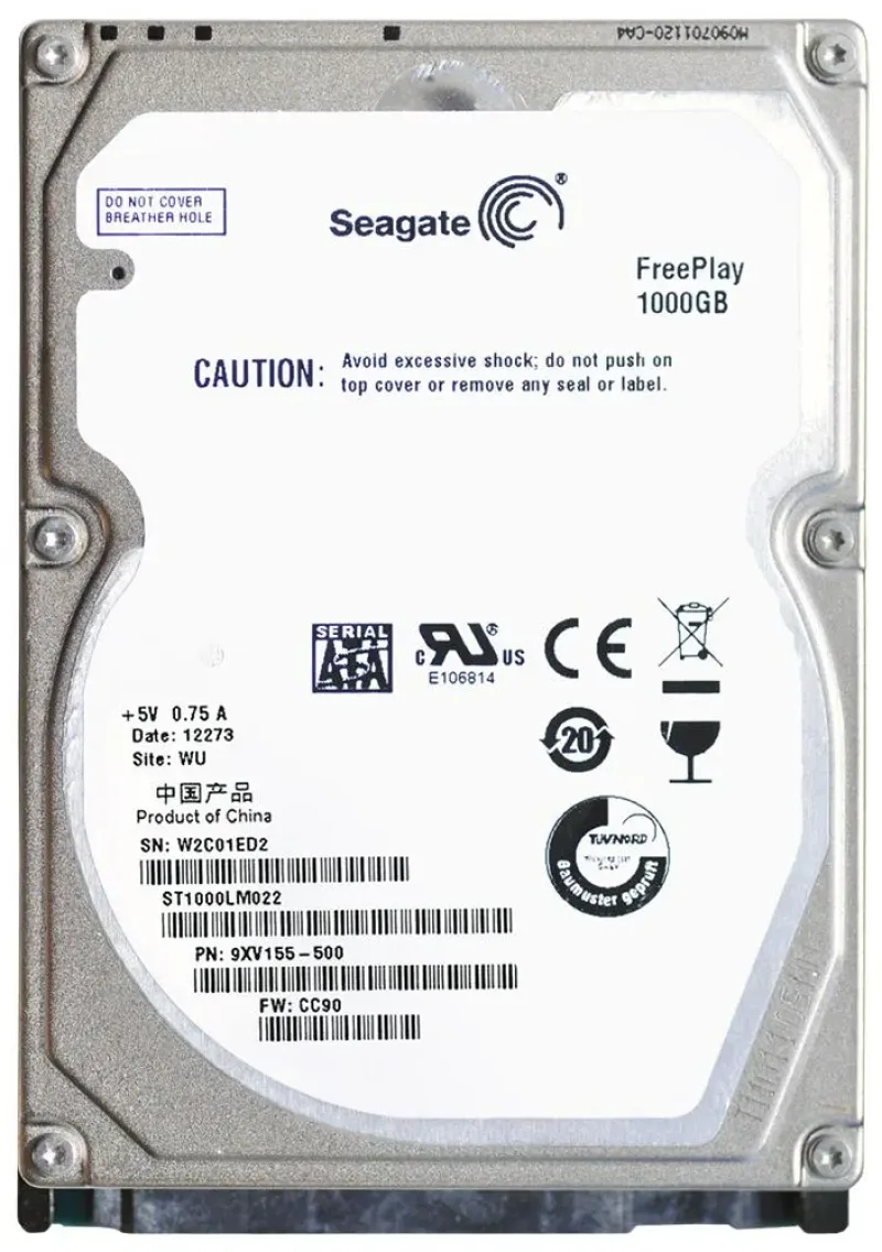 ST1000LM022 - Seagate 1TB 5400RPM SATA 3Gb/s 2.5-inch Hard Drive