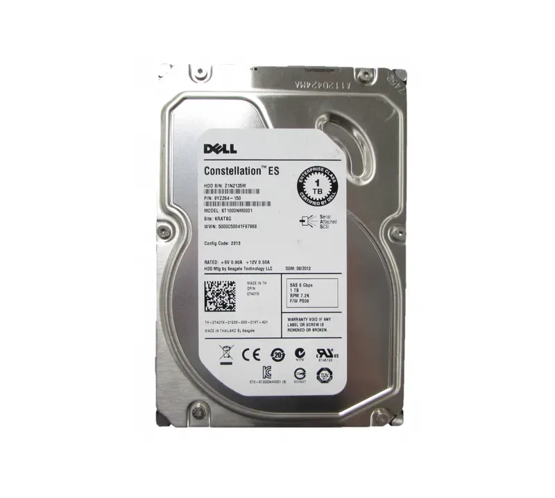 ST1000NM001 - Seagate Constellation ES 1TB SATA 6Gb/s 7200RPM 64MB Cache 3.5-inch Hard Drive