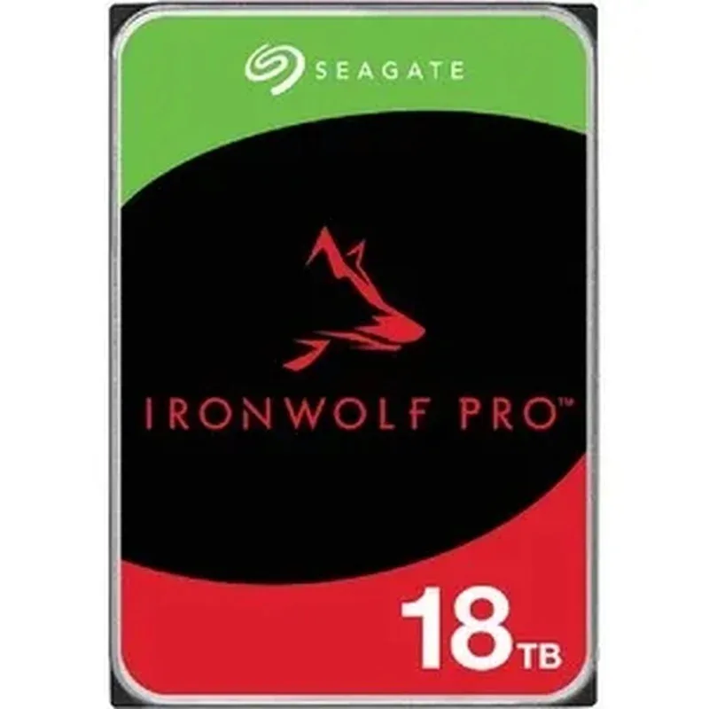 Seagate ST18000NT001 IronWolf Pro 18TB 7200RPM SATA 6Gb/s 256MB Cache 3.5-Inch NAS Hard Drive. In Stock