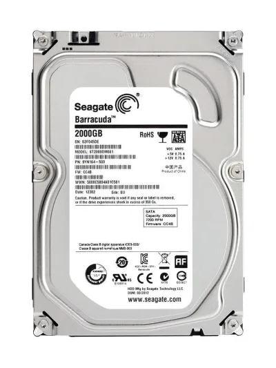 ST2000DM0011 - Seagate 2TB 7200RPM SATA 6Gb/s 3.5-inch Hard Drive