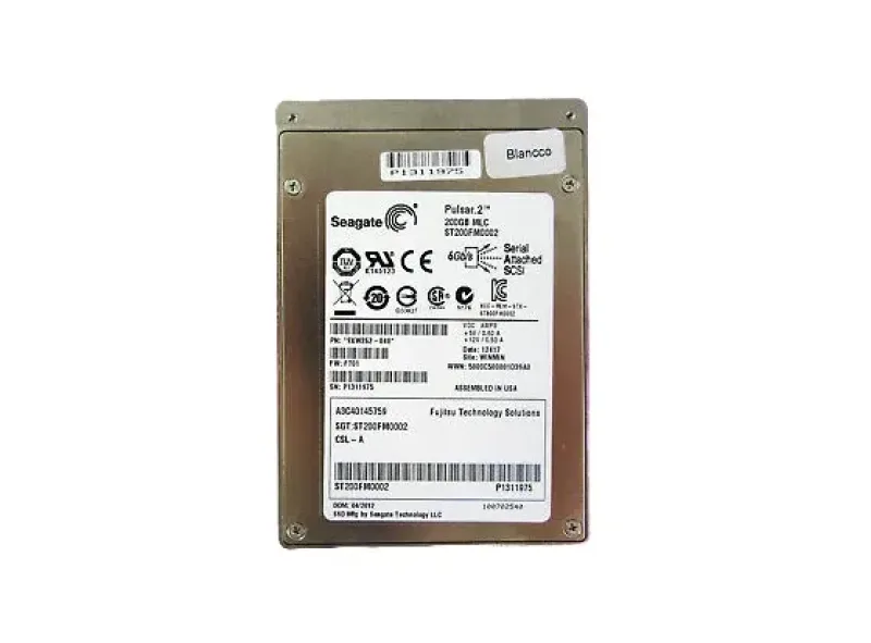 ST200FM0053 - Seagate 200GB Multi-Level-Cell SAS 12Gb/s 2.5-inch Solid State Drive