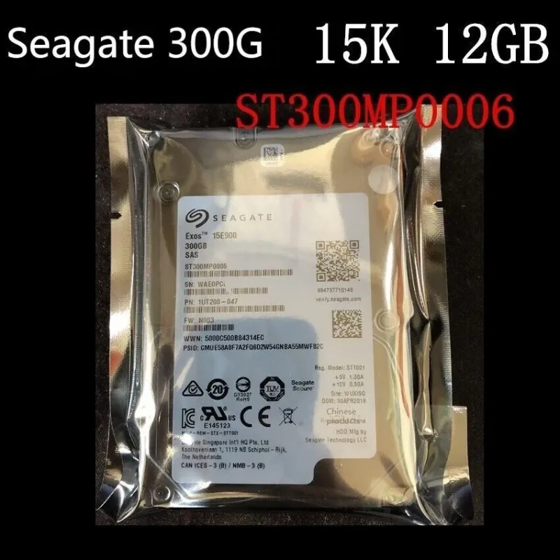 Seagate ST300MP005 300GB 15000RPM SAS 12Gb/s 128MB Cache 2.5-Inch Hard Drive. In Stock
