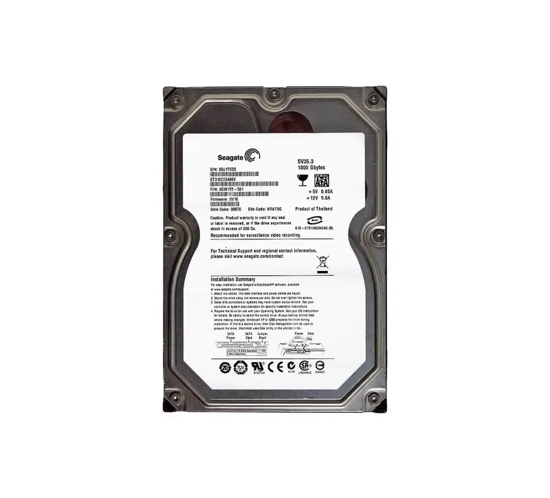 ST31000340SV - Seagate SV35.3 Series 1TB 7200RPM SATA 32MB Cache 3.5-inch Hard Drive