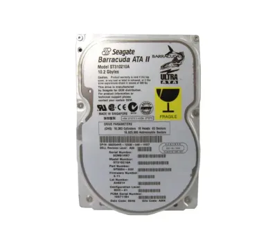 ST310210A - Seagate BarraCuda 10.2GB 3.5-inch Hard Drive ATA-100 7200RPM 2MB Cache