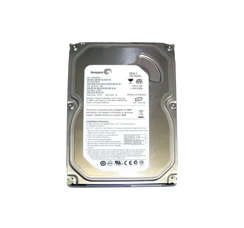 ST3120215ACE - Seagate DB35.3 120GB 7200RPM ATA-100 2MB Cache 3.5-inch Hard Drive