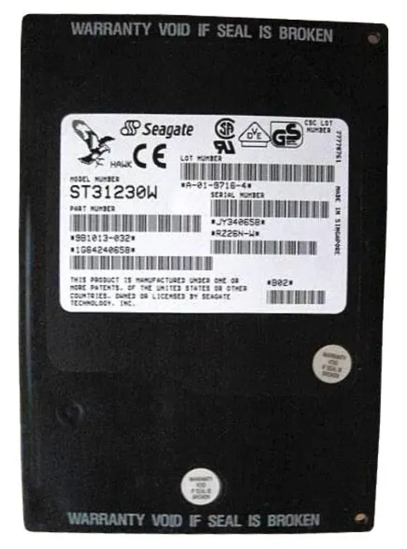 ST31230W - Seagate 1GB 5400RPM Ultra SCSI 3.5-inch Hard Drive