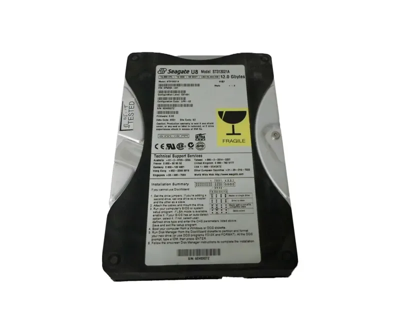 ST313021A - Seagate U8 13GB 5400RPM ATA-66 512KB Cache 3.5-inch Hard Drive