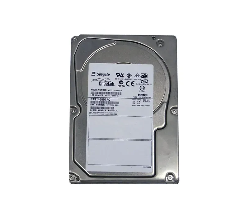 ST3146807FC - Seagate Cheetah 146.8GB 10000RPM Fibre Channel 8MB Cache 3.5-inch Hard Drive