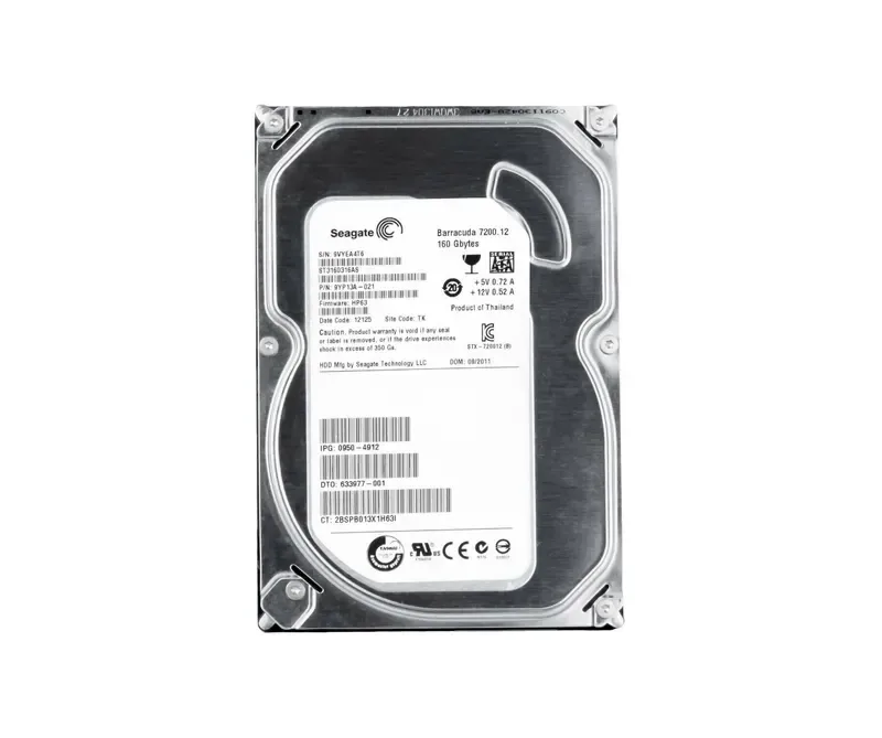 ST3160316AS - Seagate BarraCuda 160GB 7200RPM SATA 6Gb/s 8MB Cache 3.5-inch Hard Drive
