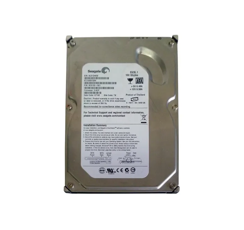ST3160812SV - Seagate SV35 Series 160GB 7200RPM SATA 3Gb/s 8MB Cache 3.5-inch Hard Drive