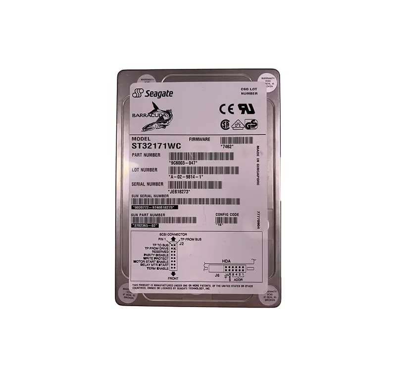 ST32171WC - Seagate BarraCuda 4LP 2.16GB 7200RPM Ultra SCSI 80-Pin 512KB Cache 3.5-inch Hard Drive