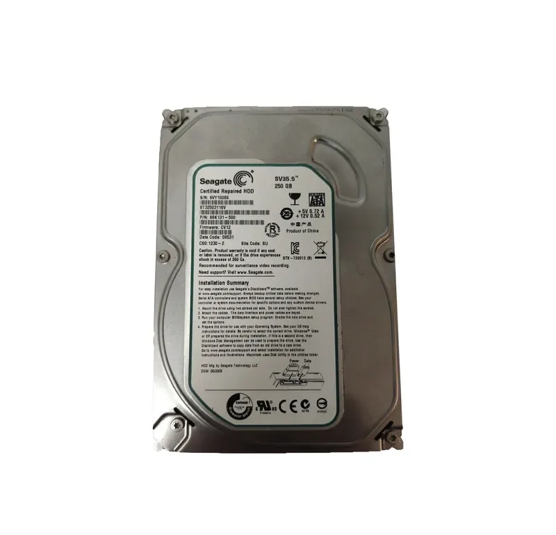 ST3250311SV - Seagate SV35.5 Series 250GB 7200RPM 3.5-inch SATA-II 8MB Cache Hard Drive