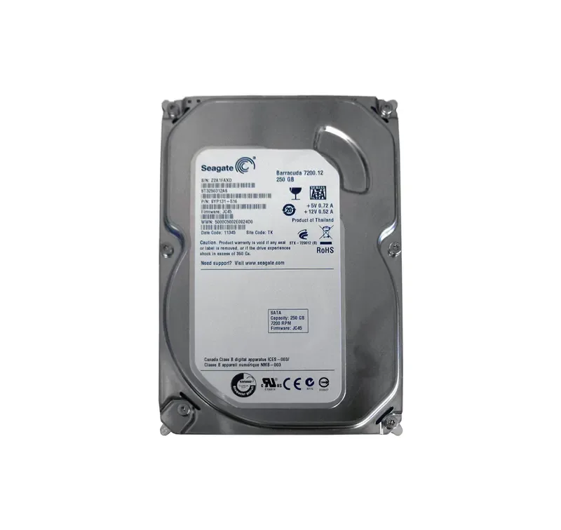ST3250312AS - Seagate 250GB 7200RPM SATA 3.5-inch DESktop Hard Drive for Precision T5500