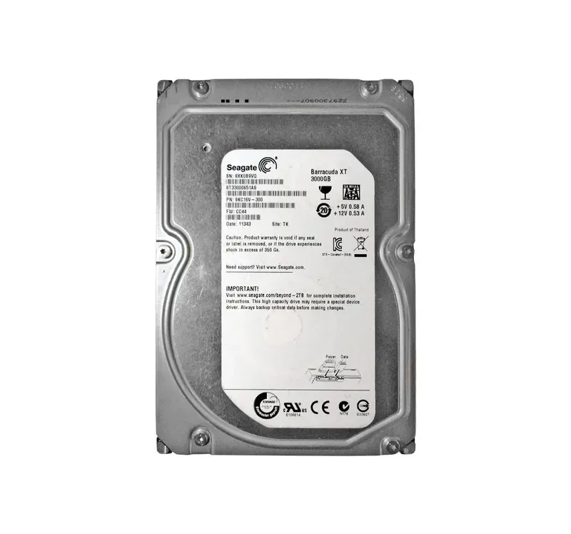 ST33000651AS - Seagate BarraCuda XT 3TB 7200RPM SATA 6Gb/s 64MB Cache 3.5-inch Hard Drive