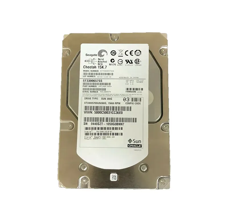 ST330057SSUN300G Sun 300GB 15000RPM SAS 3GB/s 16MB Cache Hot-Pluggable 3.5-inch Hard Drive