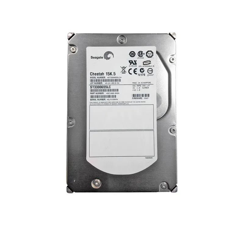 ST3300655LC - Seagate Cheetah 15K.5 300GB 15000RPM Ultra320 SCSI 80-Pin 16MB Cache 3.5-inch Hard Drive