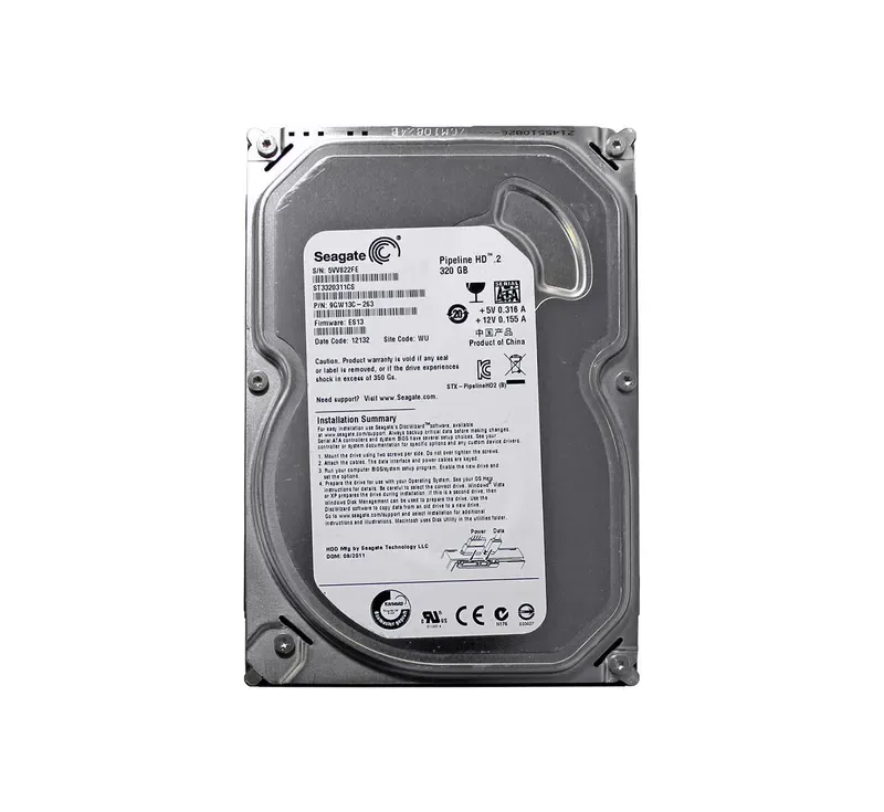 ST3320311CS - Seagate Pipeline 320GB 5900RPM 3.5-inch 8MB Cache SATA 3Gb/s Hard Drive