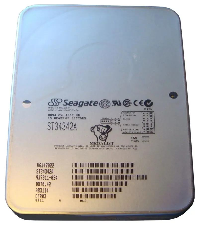 ST33223A - Seagate Medalist 4323 3.2GB 4500RPM ATA-33 128KB Cache 3.5-inch Hard Drive
