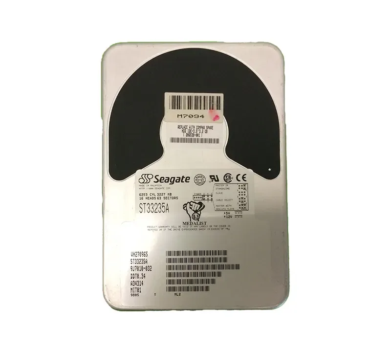ST33235A - Seagate Medalist 3.2GB 5400RPM IDE/ATA 256KB Cache 3.5-inch Hard Drive