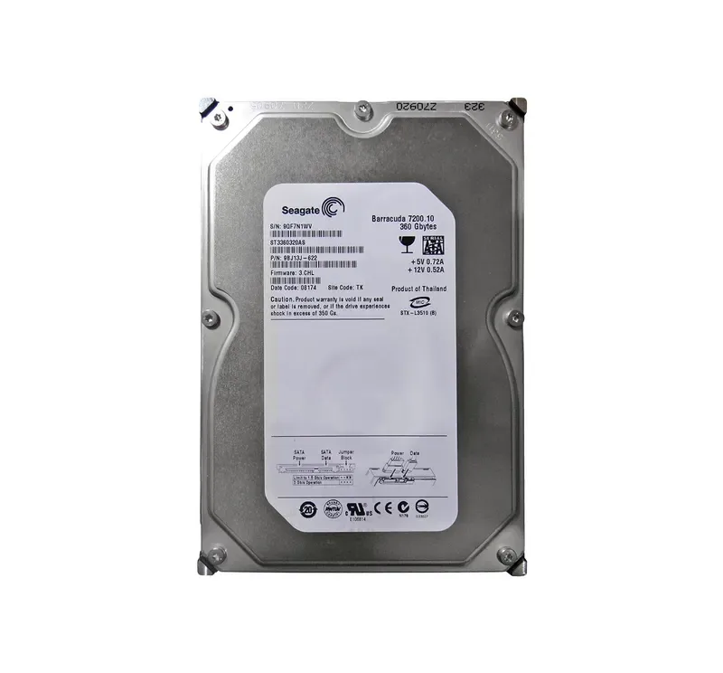 ST3360320AS - Seagate BarraCuda 360GB 7200RPM SATA 3Gb/s 8MB Cache 3.5-inch Hard Drive