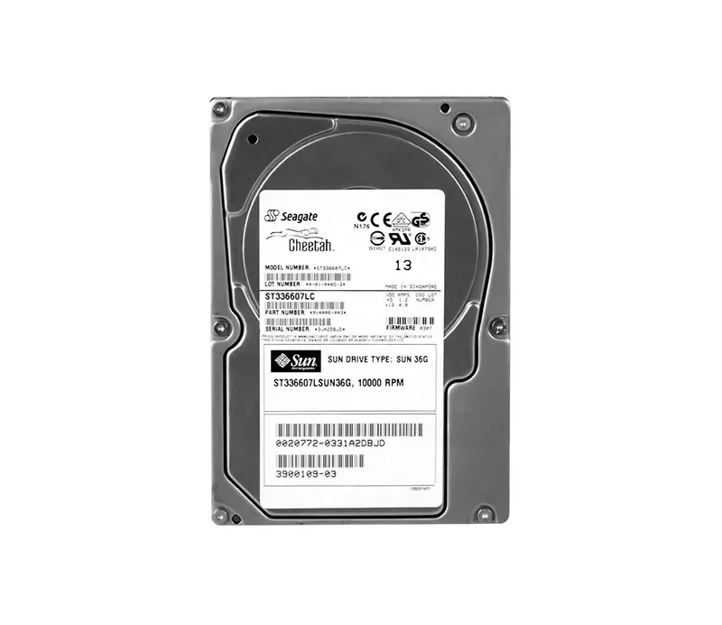 ST336607LSUN36G - Sun 36.4GB 10000RPM Ultra-320 SCSI 80-Pin LVD Hot Swap 8MB Cache 3.5-inch Hard Drive with Bracket