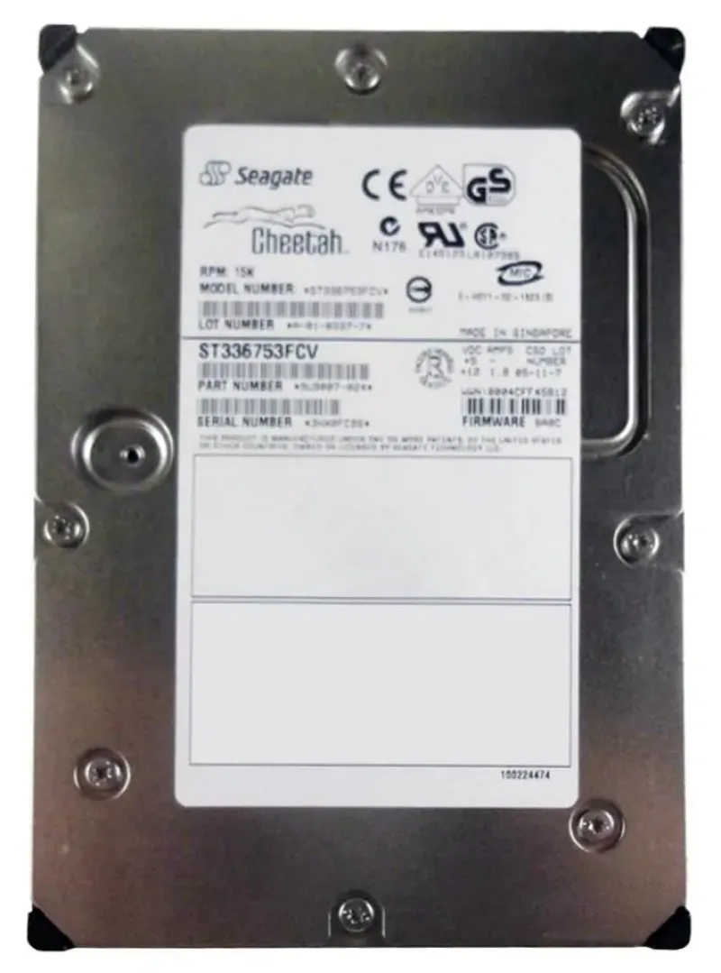 ST336753FCV - Seagate 36GB 15000RPM Fibre Channel 2Gb/s 3.5-inch Hard Drive