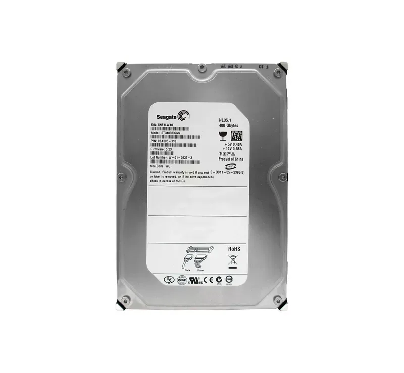 ST3400832NS - Seagate NL35 Series 400GB 7200RPM SATA 1.5Gb/s 8MB Cache 3.5-inch Hard Drive