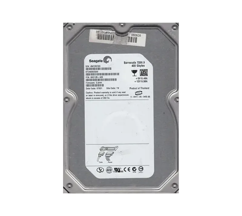 ST3400833AS - Seagate BarraCuda 7200.9 400GB 7200RPM SATA 3Gb/s 8MB Cache 3.5-inch Hard Drive