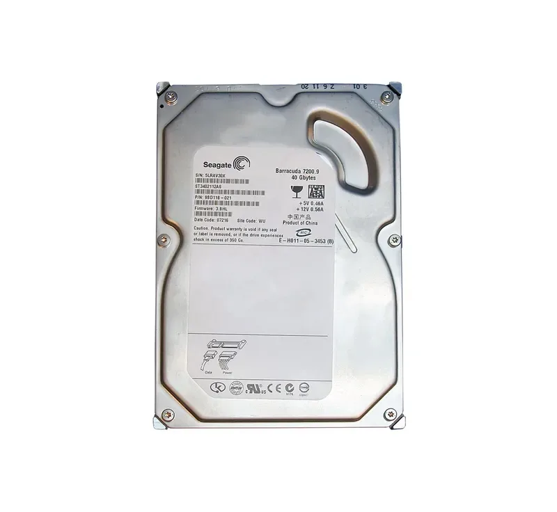 ST3402112AS - Seagate BarraCuda 40GB 7200RPM SATA 2MB Cache 3.5-inch Hard Drive
