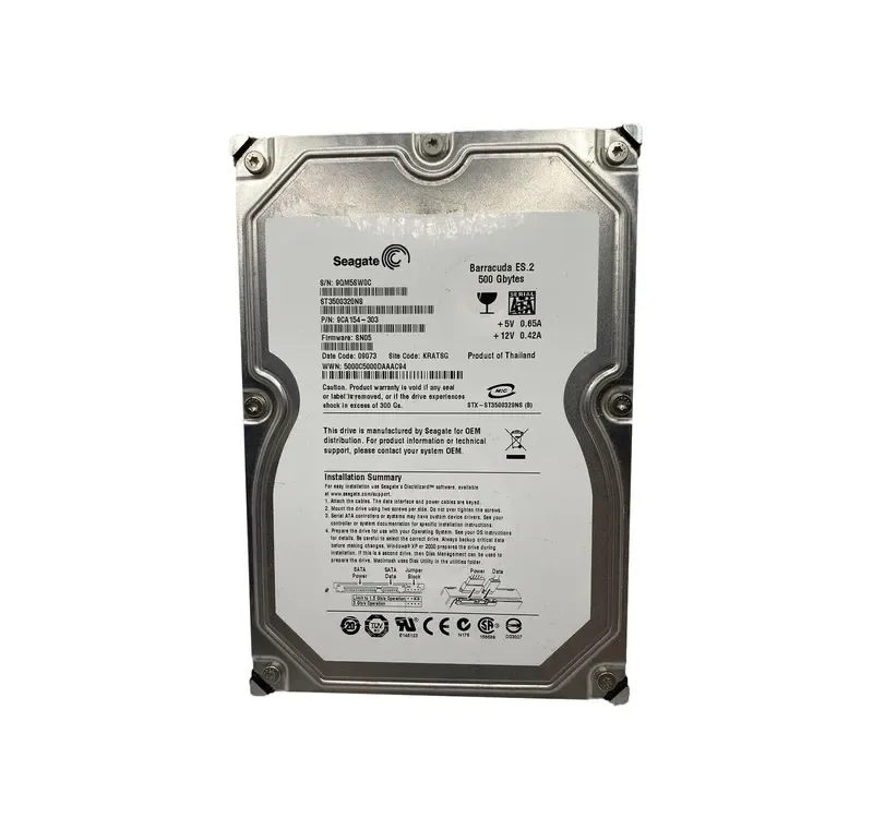 ST3500320NS - Seagate BarraCuda ES.2 500GB 7200RPM SATA 3Gb/s 32MB Cache 3.5-inch Hard Drive