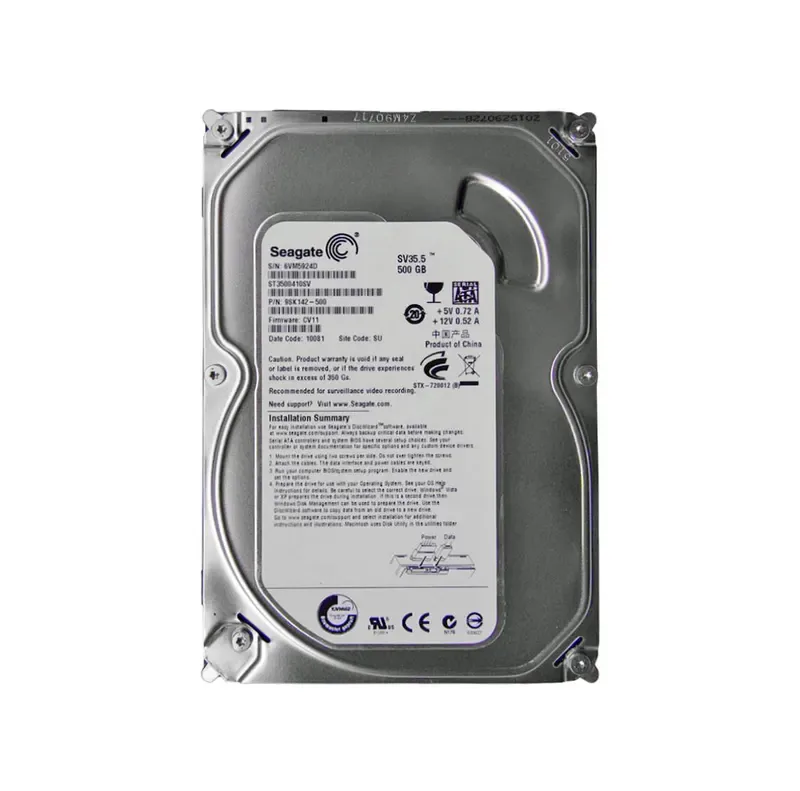 ST3500410SV - Seagate SV35.5 Series 500GB 7200RPM SATA 3Gb/s 16MB Cache 3.5-inch Hard Drive