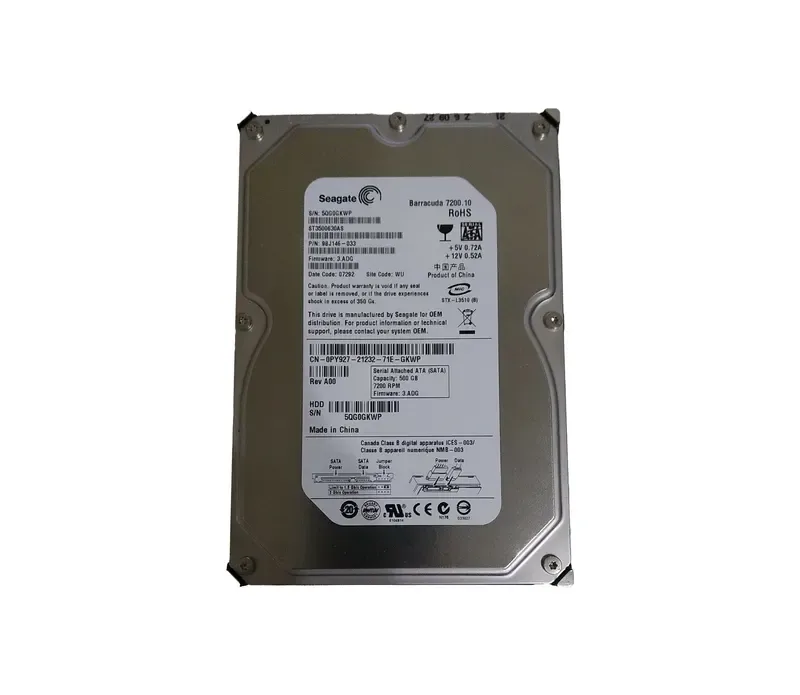 ST3500630AS - Seagate BarraCuda 7200.1 500GB 7200RPM SATA 3Gb/s 16MB Cache 3.5-inch Hard Drive