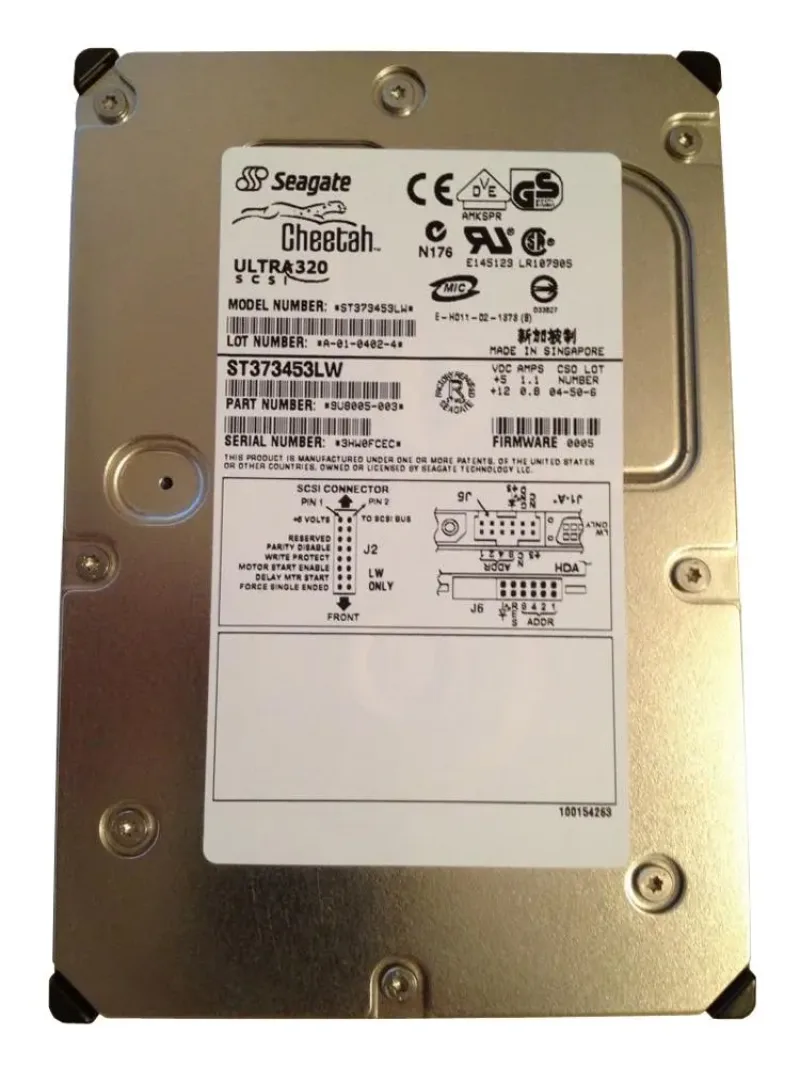 ST373453LW - Seagate Cheetah 73.4GB 15000RPM Ultra320 SCSI 68-Pin 3.5-inch Hard Drive