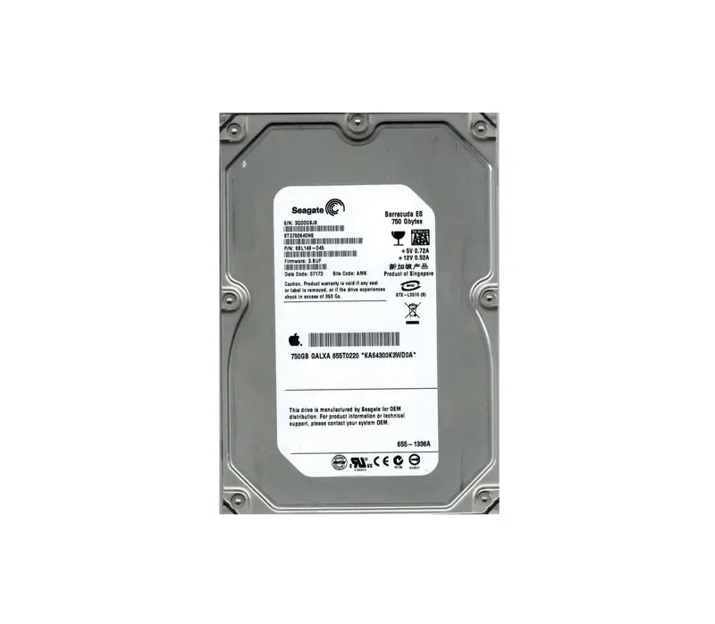 ST3750640NS - Seagate BarraCuda ES 750GB 7200RPM SATA 3Gb/s 16MB Cache 3.5-inch Hard Drive