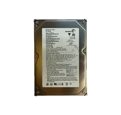 ST380013A - Seagate 80GB 7200RPM ATA-100 8MB Cache 3.5-inch Hard Drive