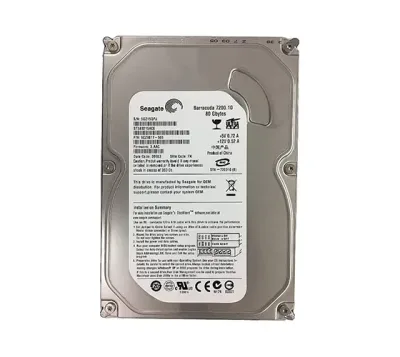 ST380215ACE - Seagate DB35 80GB 7200RPM 2MB Cache SATAT-II 3.5-inch Hard Drive